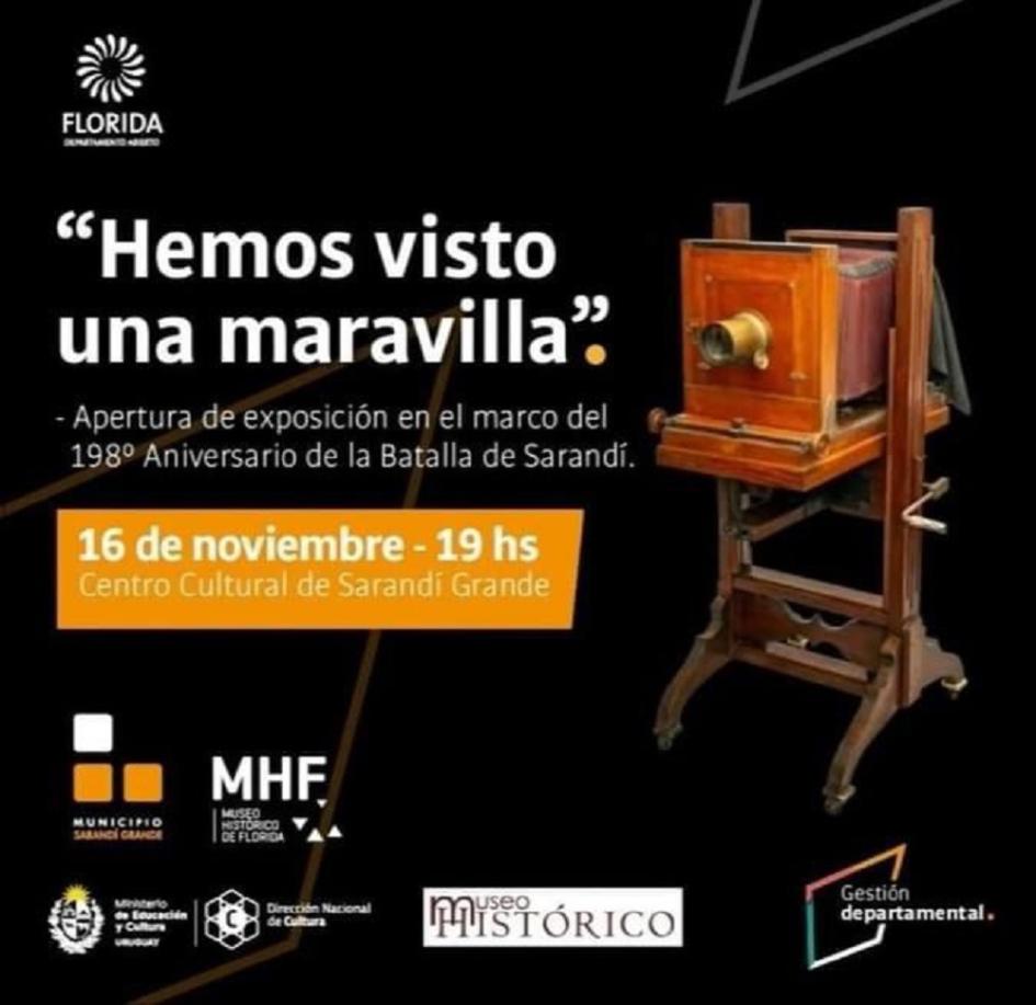 Muestra “Hemos visto una maravilla” en Sarandí Grande