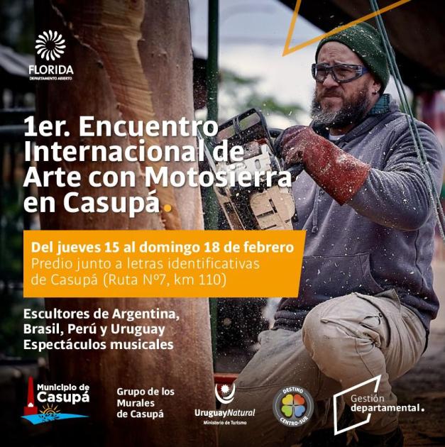 1° Encuentro Internacional de Arte con Motosierra en Casupá 