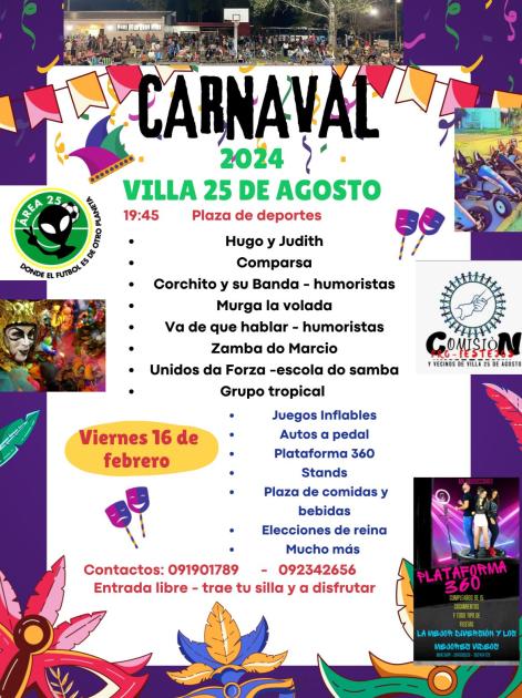 Carnaval en Villa 25 de Agosto