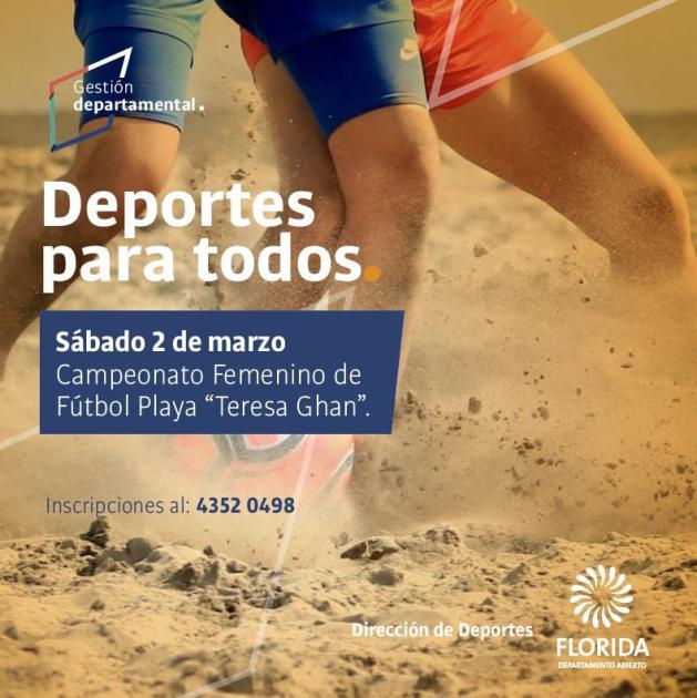 Campeonato Femenino de Fútbol Playa "Teresa Ghan"