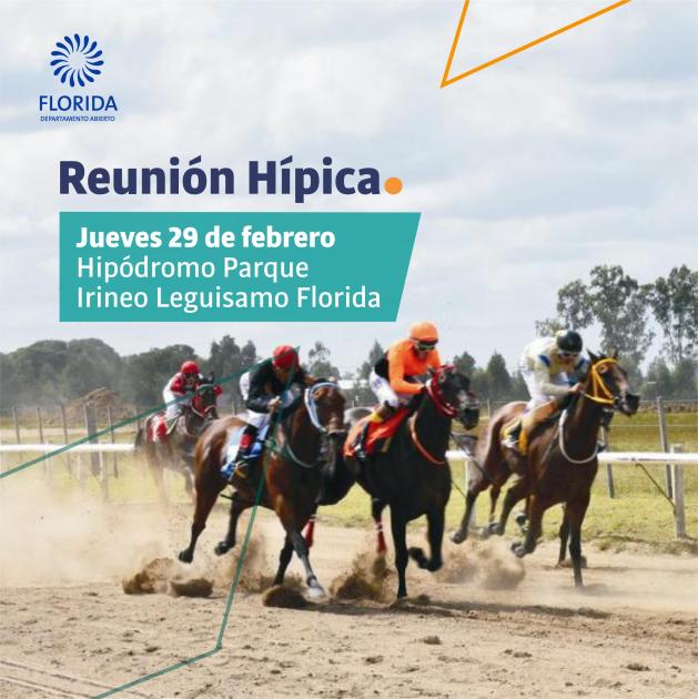 Reunión Hípica en Hipódromo Parque Irineo Leguisamo