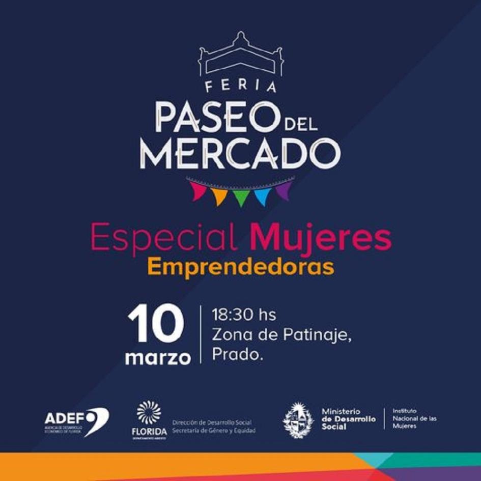 Feria Paseo del Mercado, especial Mujeres Emprendedoras. 