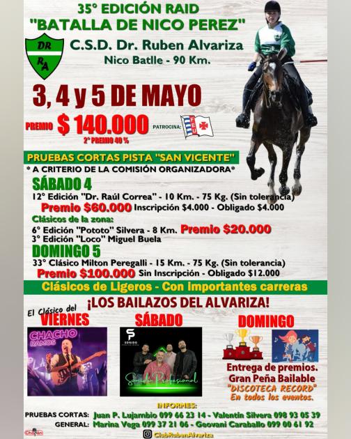 35° edición del Raid Hípico "Batalla de Nico Pérez"