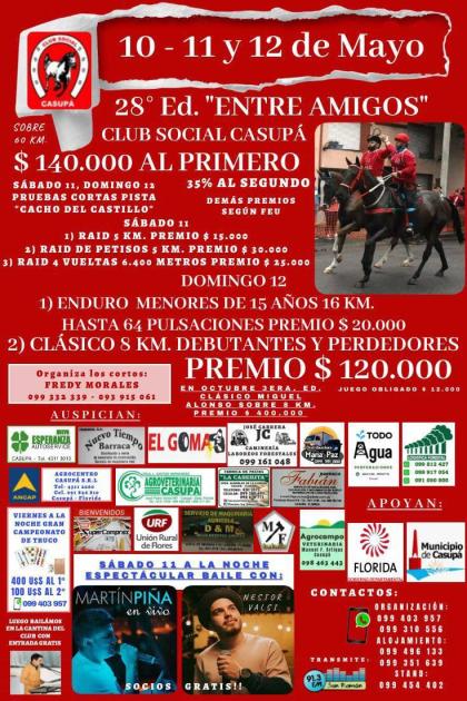 28º edición raid hípico “Entre Amigos”