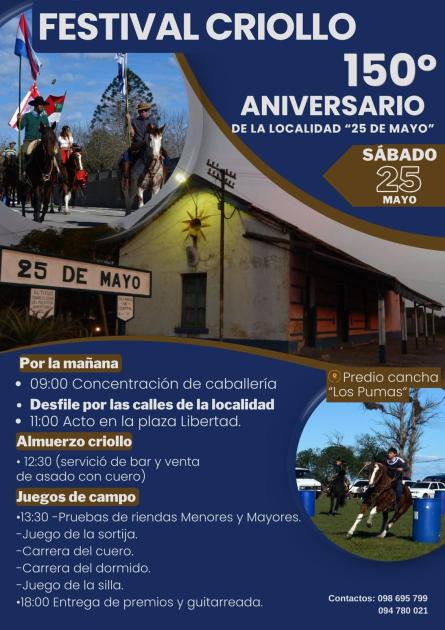 Festival Criollo en Villa 25 de Mayo