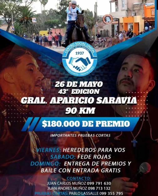 43° edición del raid hípico "Aparicio Saravia"