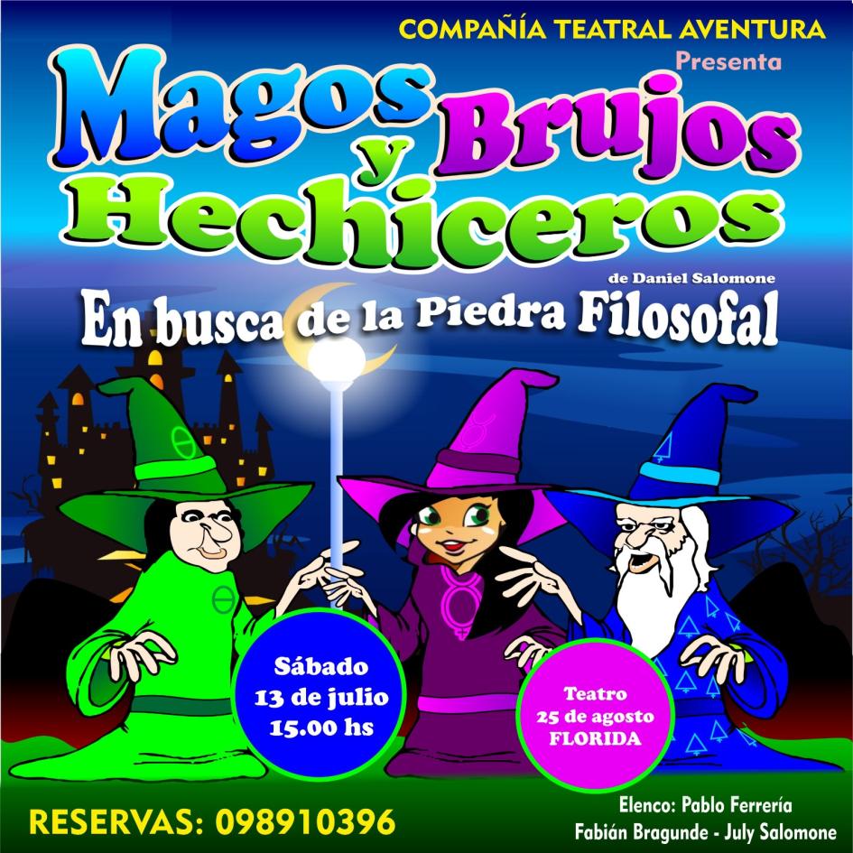 Obra infantil "Magos, brujos y hechiceros: en búsqueda de la piedra filosofal"