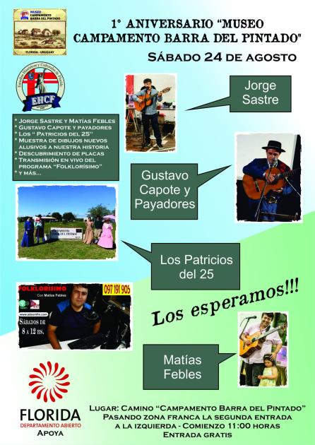 1° aniversario "Museo Campamento Barra del Pintado"