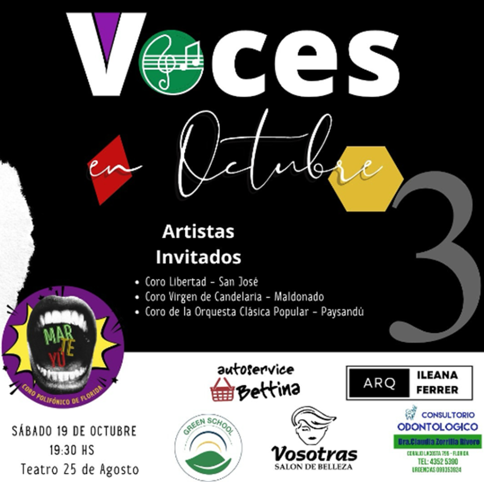 Gala coral “Voces en Octubre”