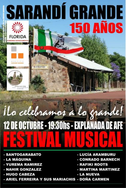 Festival Musical - 150° aniversario de Sarandí Grande