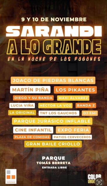 Sarandí a lo Grande en la Noche de los Fogones