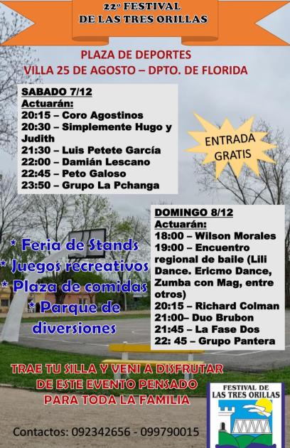 22° edición del Festival de las Tres Orillas