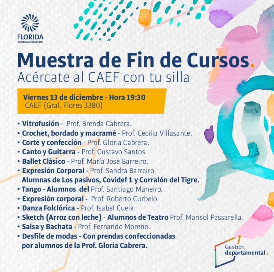 Muestra de fin de cursos del CAEF
