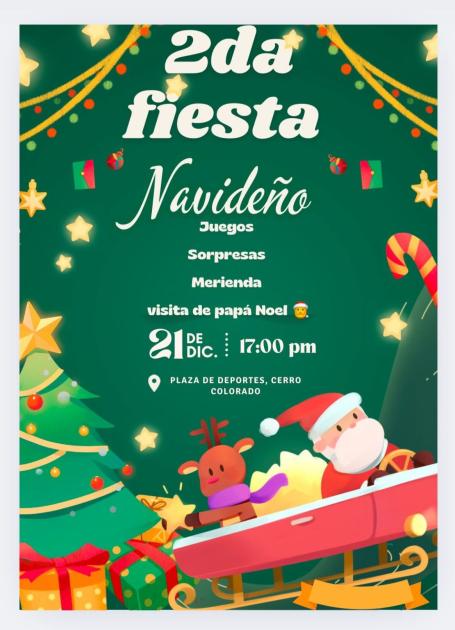 2da Fiesta Navideña en Cerro Colorado