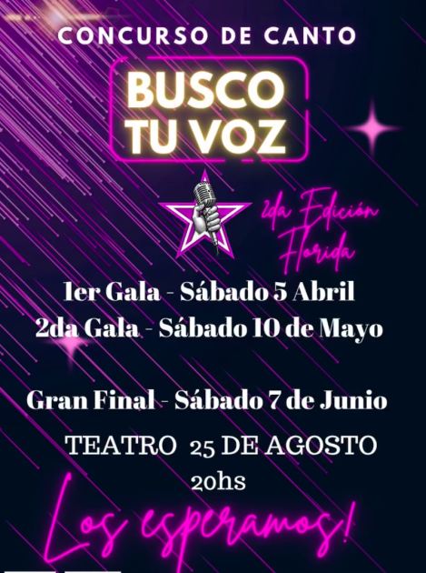 2da edición del Concurso de Canto "Busco Tu Voz"