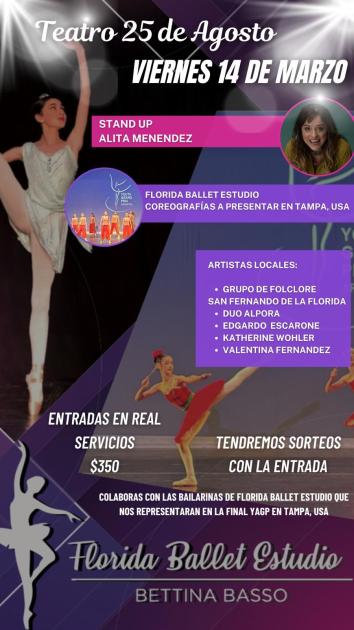 Ballet Florida Estudio en Teatro 25 de Agosto