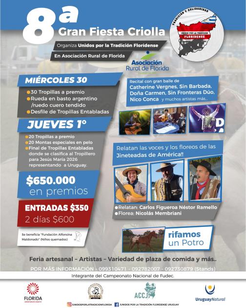 8° edición Fiesta Criolla - Unidos por la Tradición Floridense