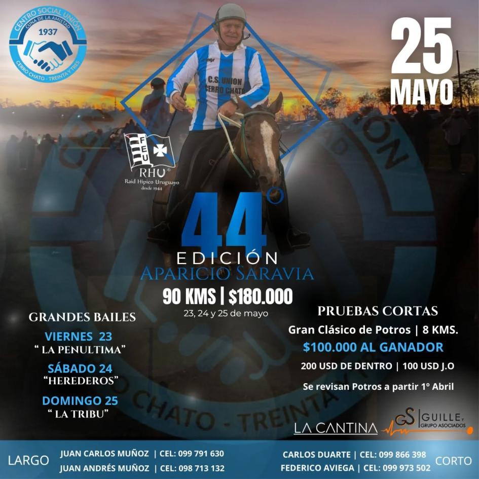 44º edición del Raid Hípico “Aparicio Saravia”