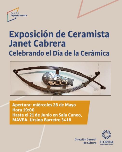 Apertura de la exposición de la Ceramista Janet Cabrera en el MAVEA: Celebración del Día de la Cerám