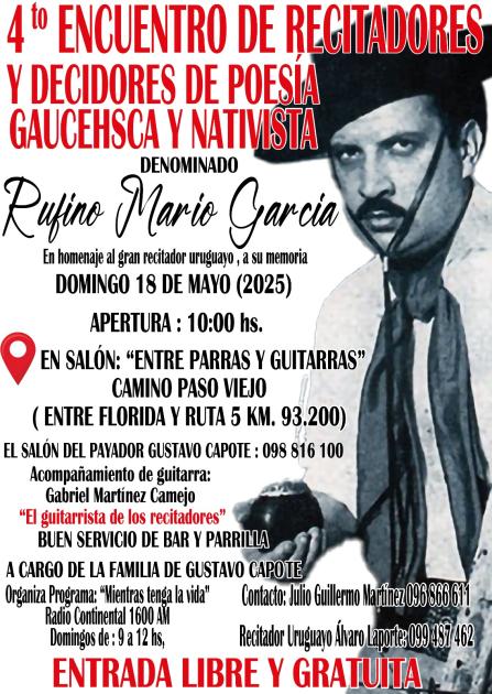 4to Encuentro de Recitadores y Decidores de Poesía Gauchesca y Nativista