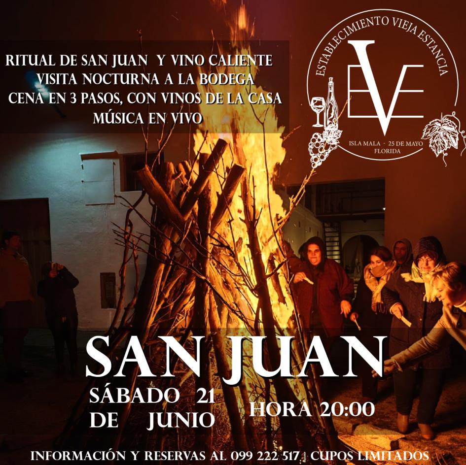Noche de San Juan en Establecimiento Vieja Estancia