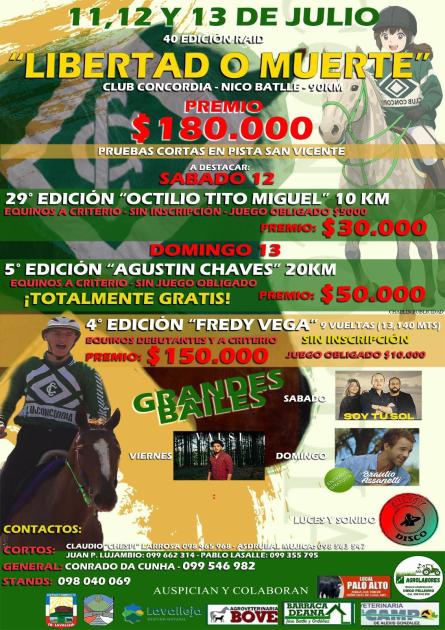 40° edición del raid hípico "Libertad o Muerte"