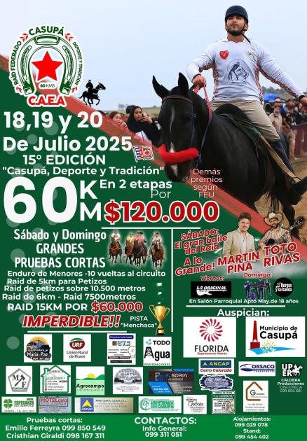 15° edición raid hípico “Casupá, Deporte y Tradición”
