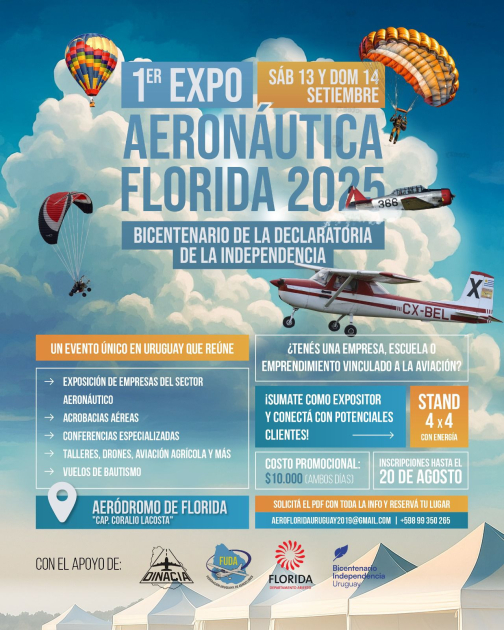 1er Expo Aeronáutica - Florida 2025