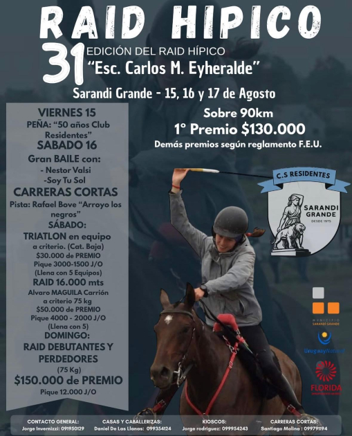 31° edición del raid hípico "Esc. Carlos M. Eyheralde"