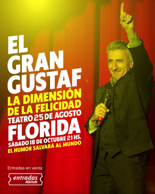 El Gran Gustaf llega a Florida con “La Dimensión de la Felicidad”
