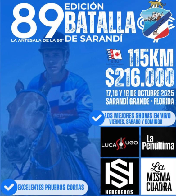 89ª edición Raid Hípico “Batalla de Sarandí”
