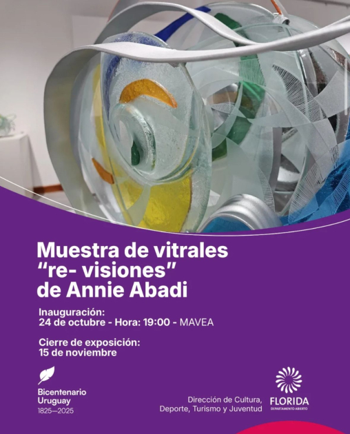 Muestra de vitrales “Re-visiones” de Annie Abadi se inaugura este viernes en el MAVEA