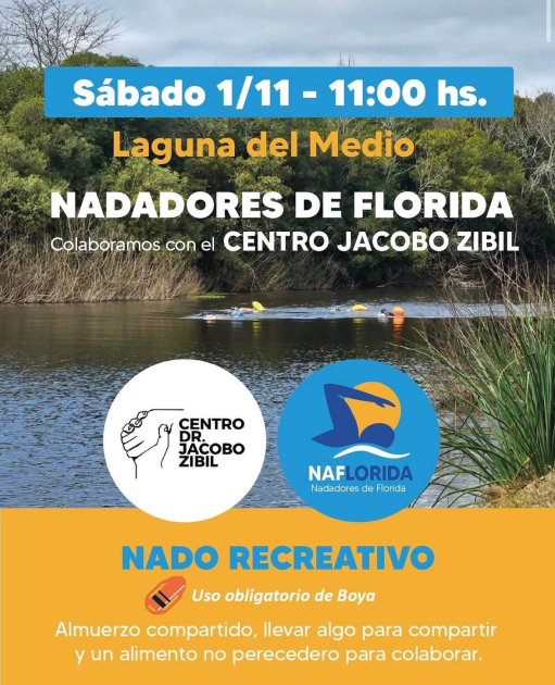 Nadadores de Florida colaboran con el Centro Dr. Jacobo Zibil
