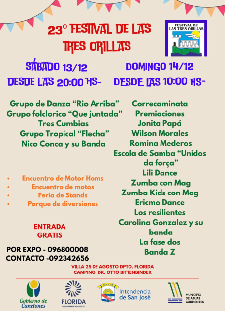 23ª edición del Festival de las Tres Orillas