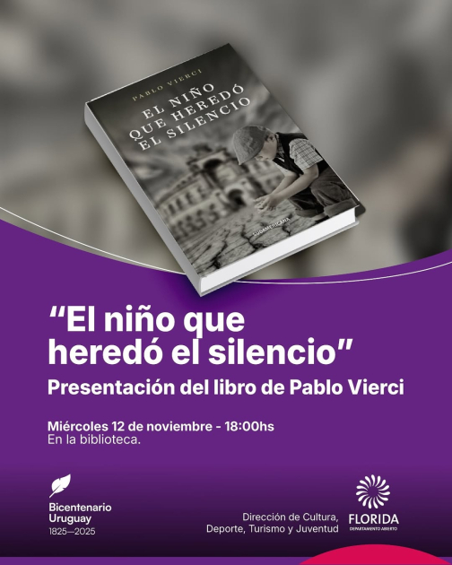 Pablo Vierci presenta el libro “El niño que heredó el silencio”