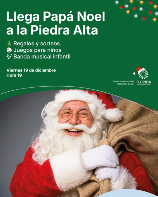 Llega Papá Noel a la Piedra Alta