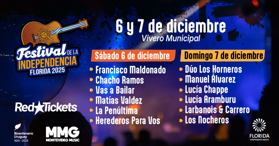 4ª edición del Festival de la Independencia - Grilla