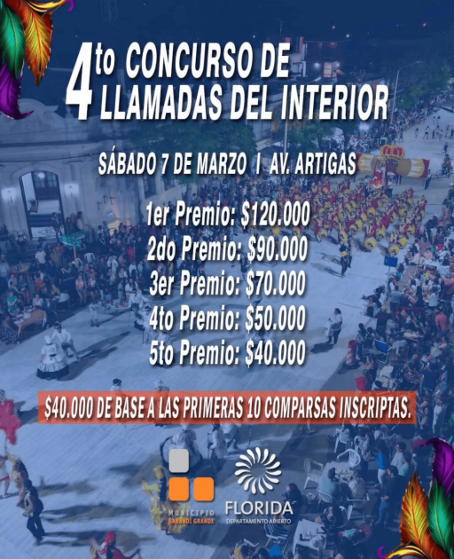 4º Concurso de Llamadas del Interior en Sarandí Grande
