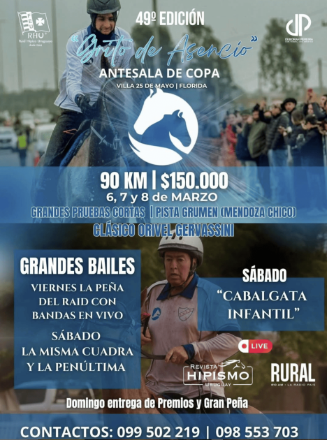 49° edición del raid hípico Grito de Asencio