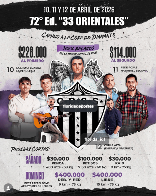 72° edición del Raid Hípico "33 Orientales"