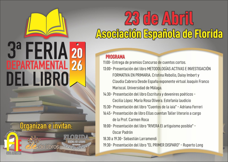 3ª Feria Departamental del Libro en la Asociación Española de Florida