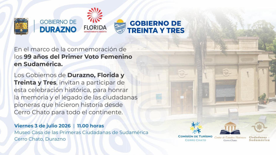 Conmemoración del 99º aniversario del Primer Voto Femenino en Sudamérica