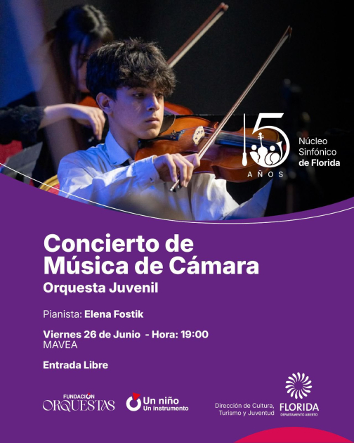 Concierto de música de cámara a cargo de la Orquesta Juvenil de Florida