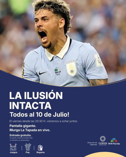 Transmisión de Uruguay vs. España en Pantalla Gigante