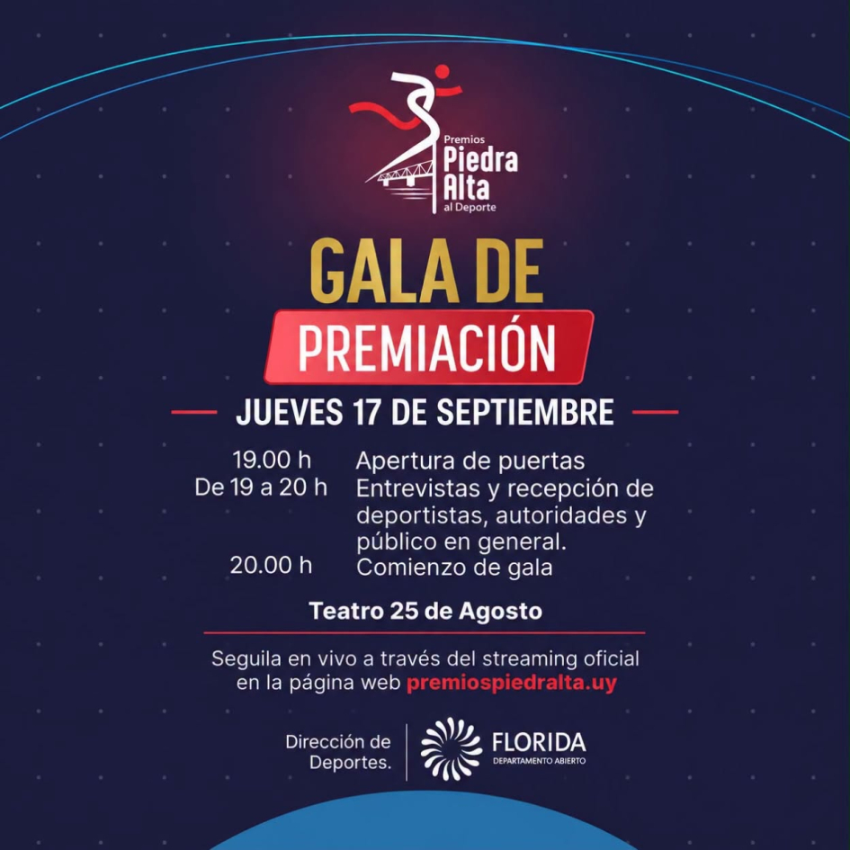 Gala de Premiación de los Premios Piedra Alta al Deporte