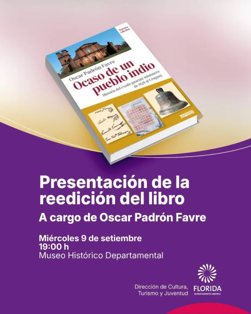 Presentación de la reedición del libro “Ocaso de un pueblo indio”, de Oscar Padrón Favre