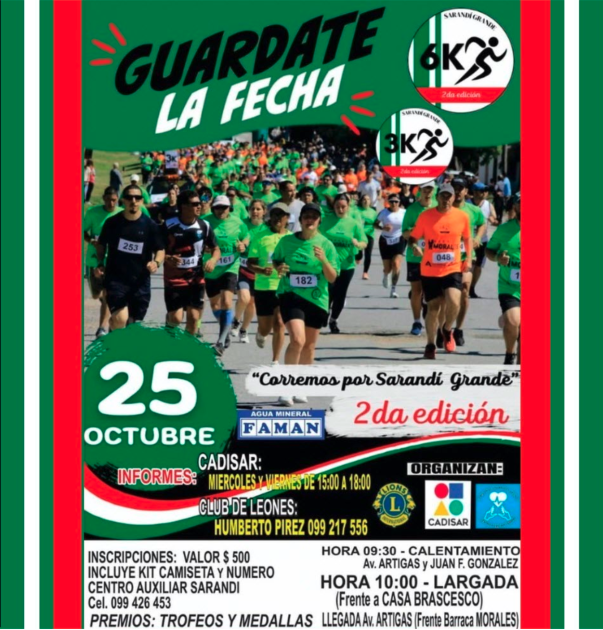 2ᵃ edición “Corremos por Sarandí Grande”