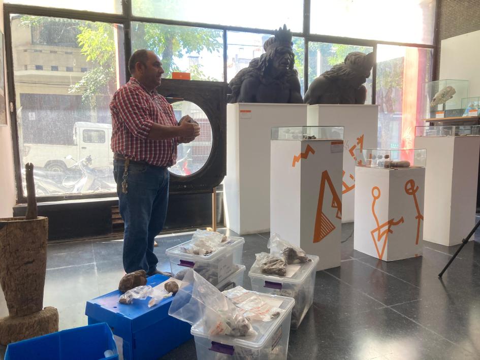 Piezas indigenas donadas al MDF ´´