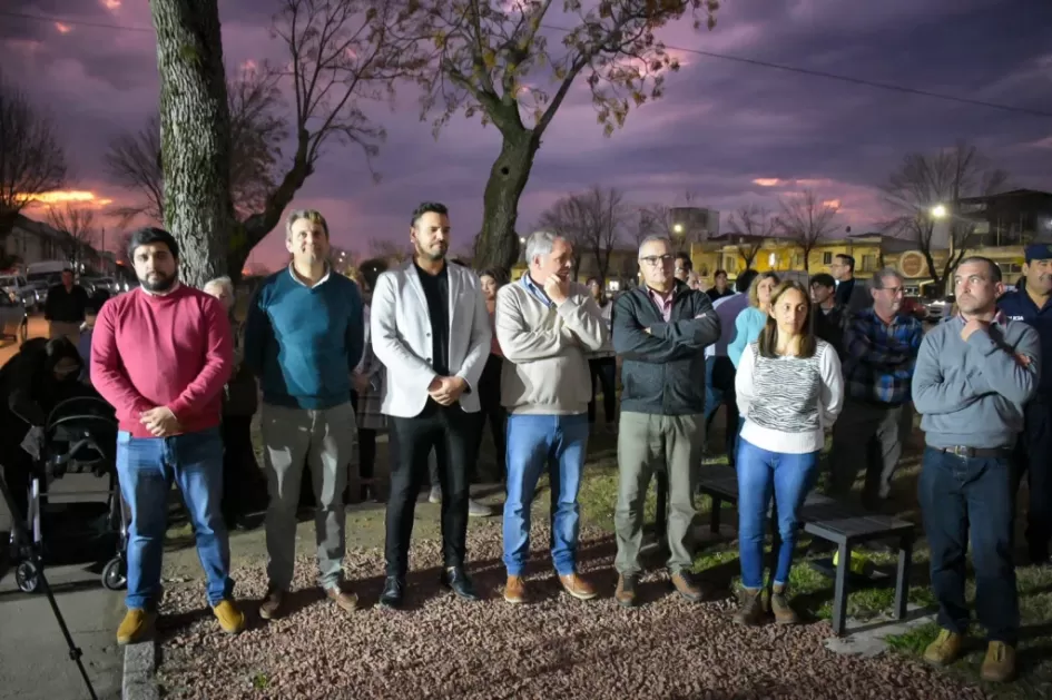 Se inauguró en Sarandí Grande un espacio urbanistico junto a obras de urbanización y alumbrado