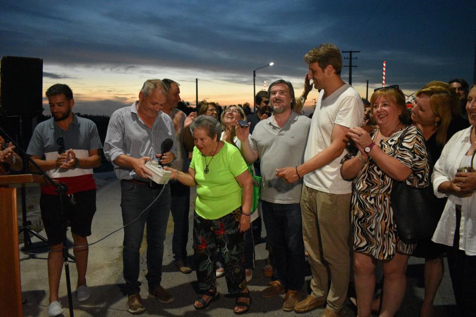 Inauguración luces led para 25 de Agosto ´´